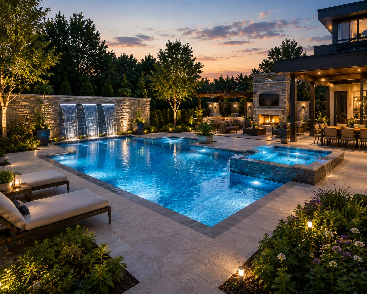 Outdoor Pool Area